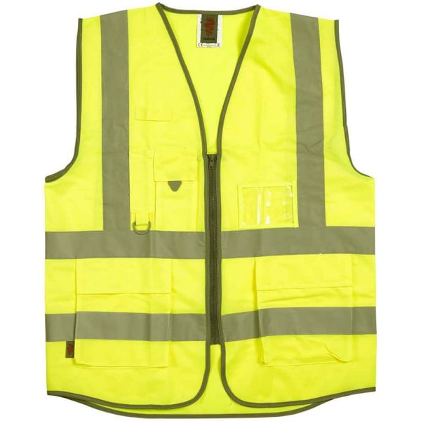 Warrior Unisex Adult Executive Hi-Vis Väst 4XL Gul Yellow 4XL