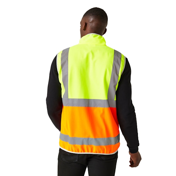 Regatta Pro Hi-Vis väst med dragkedja, XXL, gul/orange Yellow/Orange XXL