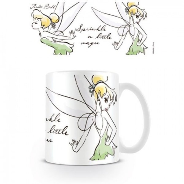 Peter Pan Magic Tinkerbell Mug En Storlek Grön/Gul/Vit Green/Yellow/White One Size