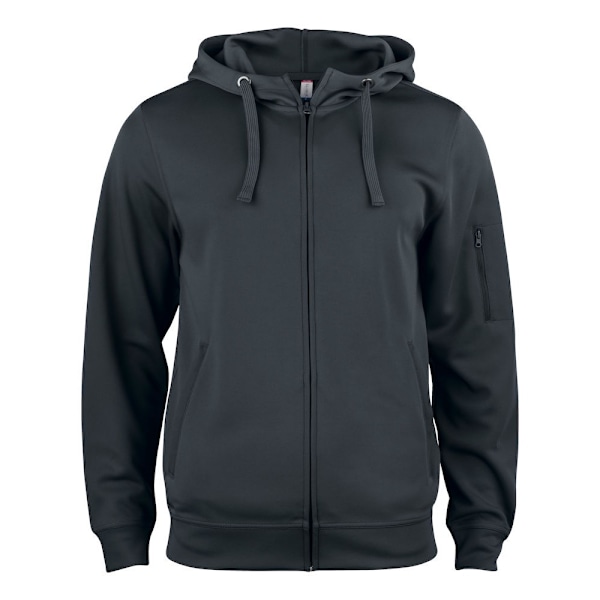 Clique Herr Basic Active Full Zip Hoodie L Svart Black L