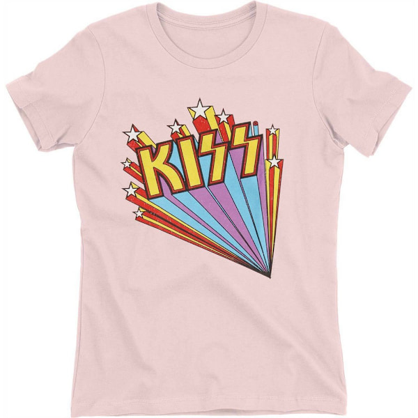 Kiss Dam/Dam Stars T-shirt S Rosa Pink S