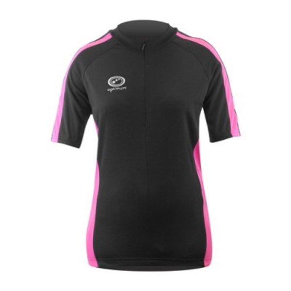 Optimum Nitebrite cykeltröja för dam/dam 14 UK svart/rosa Black/Pink 14 UK