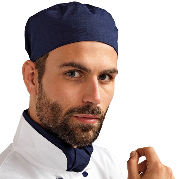 Premier Unisex Chefs Skull Cap (paket med 2) One Size Marinblå Navy One Size