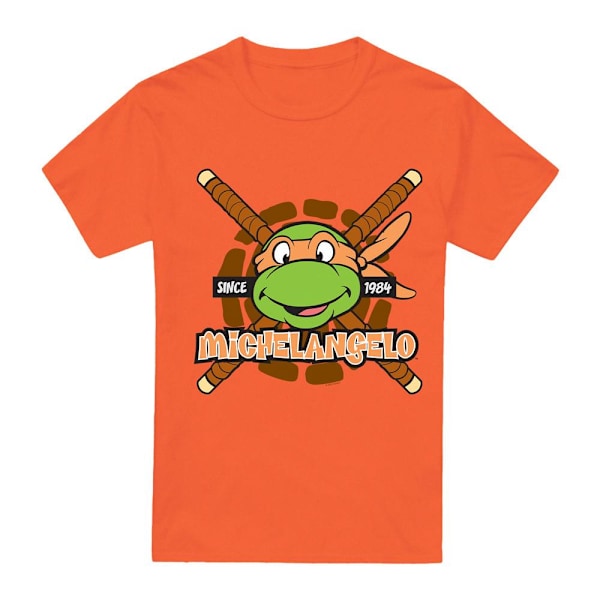Teenage Mutant Ninja Turtles Herr T-shirt Sedan 1984 Michelangelo Orange S
