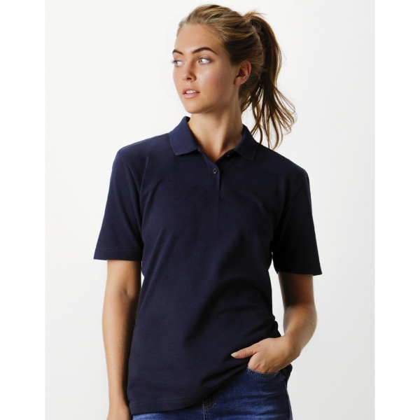Kustom Kit Dam/Dam Normal Fit Workforce Pique Polo Shirt Black 12 UK