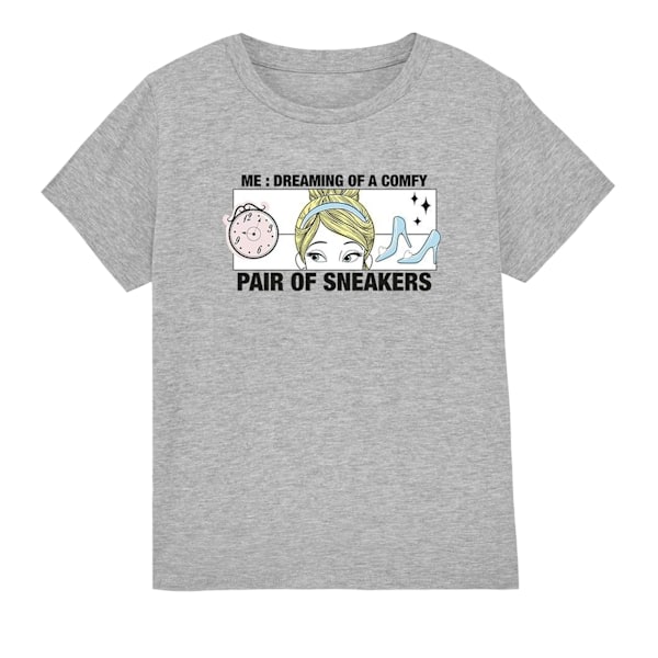 Askungen Barn/Kids Drömmer Om Bekväma Sneakers T-Shirt 9- Sport Heather 9-10 Years