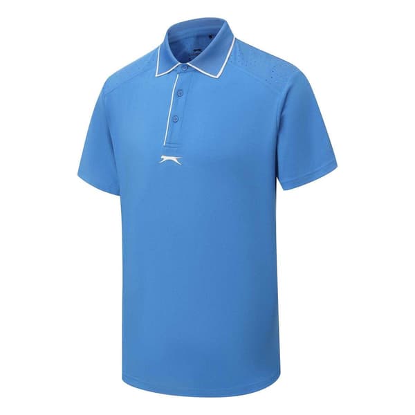 Slazenger Herr Performance Regular Kortärmad Pikétröja M B Blue M
