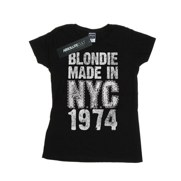 Blondie Dam/Dam Punk NYC bomull T-shirt XL Svart Black XL