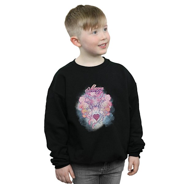 Harry Potter Boys Always Doe Sweatshirt 7-8 år Svart Black 7-8 Years