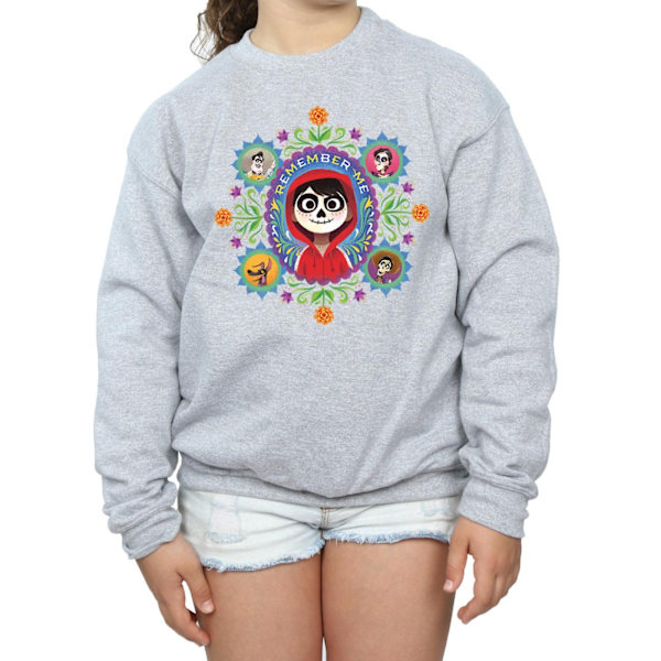 Disney Girls Coco Remember Me Sweatshirt 5-6 år Sports Grey Sports Grey 5-6 Years