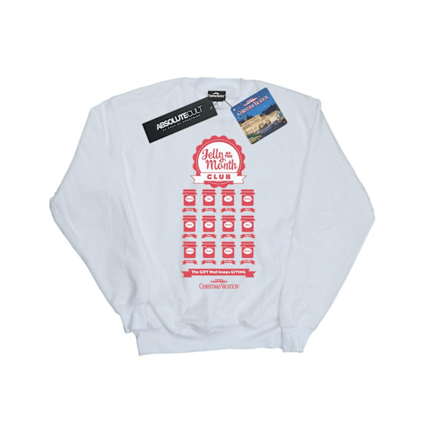 National Lampoon's Christmas Vacation Girls Jelly Club Sweatshirt White 12-13 Years