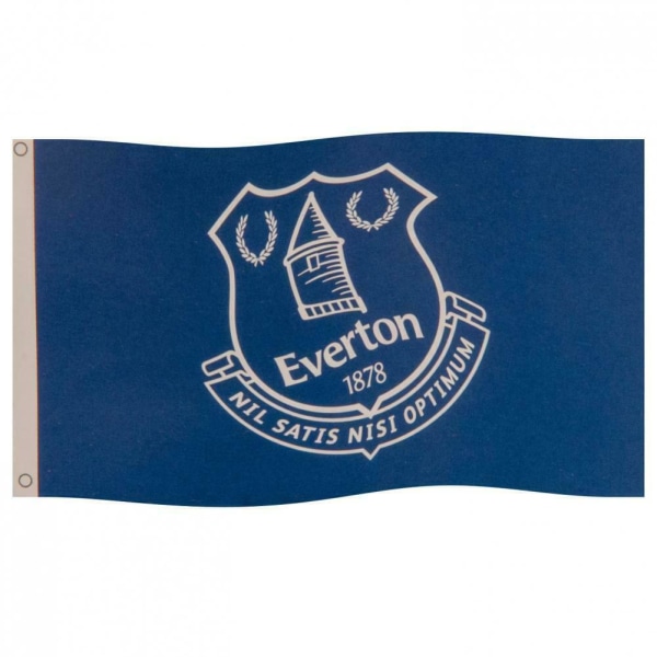 Everton FC Crest Flagga One Size Blå Blue One Size
