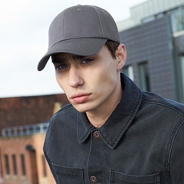 Beechfield Unisex Authentic 6 Panel Baseball Cap One Size Svart Black One Size