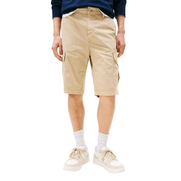 Tommy Jeans Herr Otis Relaxed Fit Cargo Shorts S Beige Beige S