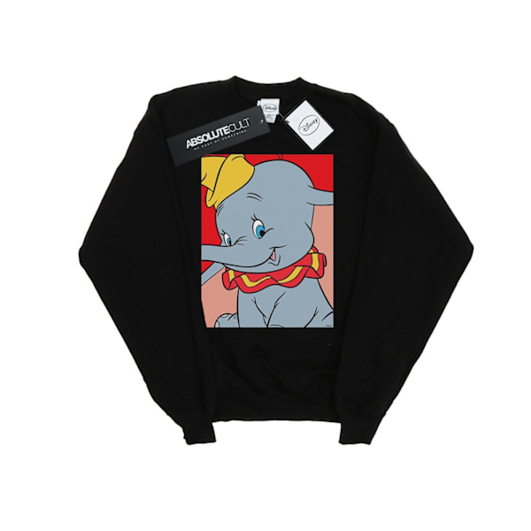 Disney Boys Dumbo Portrait Sweatshirt 5-6 år Svart Black 5-6 Years