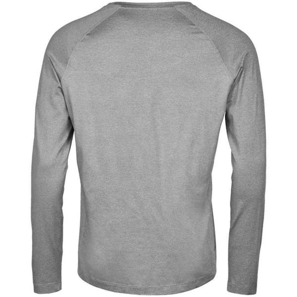 Tee Jays CoolDry långärmad T-shirt XS Grå Melange Grey Melange XS