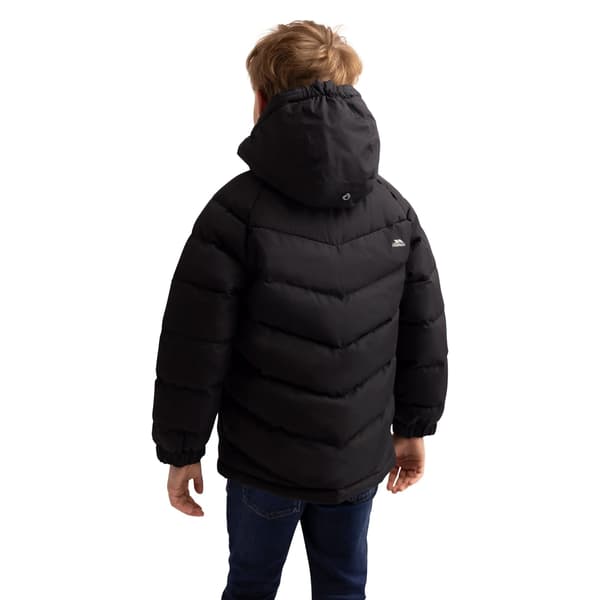 Trespass Aldery vadderad jacka för barn 9-10 år svart Black 9-10 Years