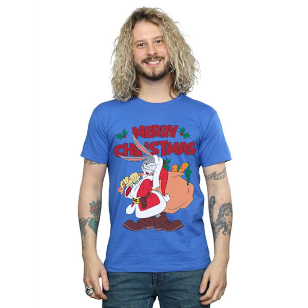 Looney Tunes Herr Santa Bugs Bunny T-shirt XL Royal Blue Royal Blue XL