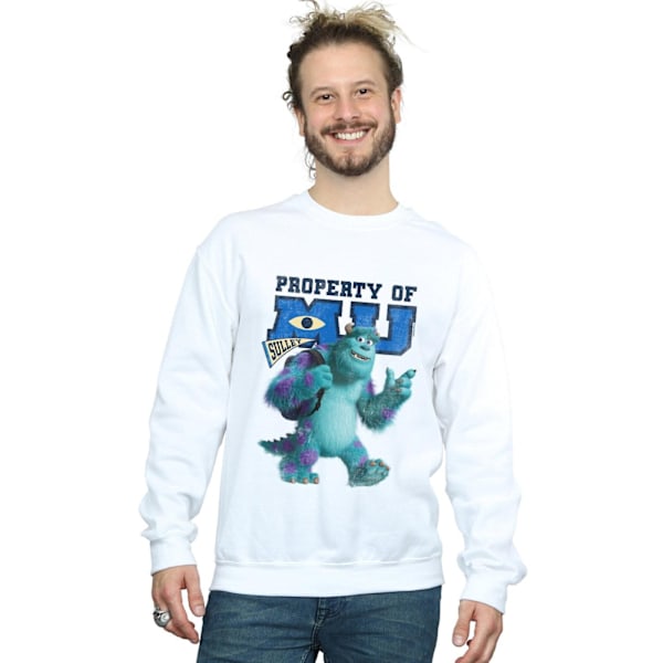 Disney Herr Monsters University Property Of MU Sulley Sweatshirt White XL