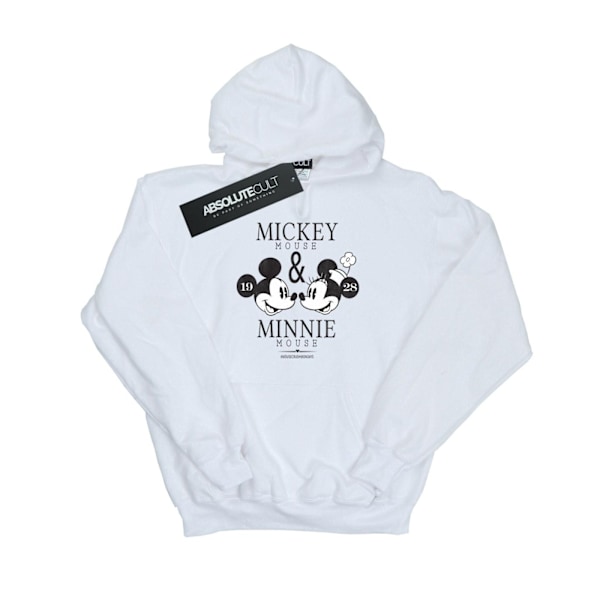 Disney Womens/Ladies Mickey And Minnie Mouse Mousecrush Mondays White XL