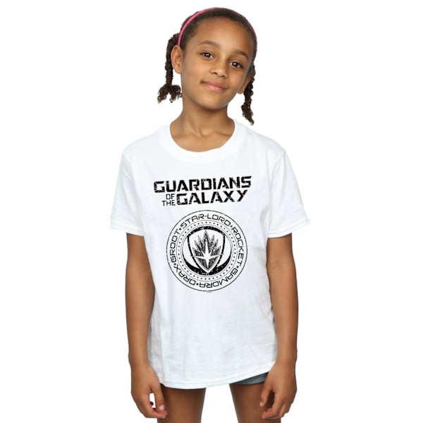 Marvel Girls Guardians Of The Galaxy Vol. 2 Distressed Seal Cot White 7-8 Years