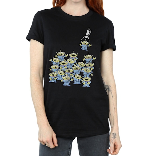 Toy Story Damkläder/Damer The Claw Bomull Boyfriend T-shirt L Bla Black L