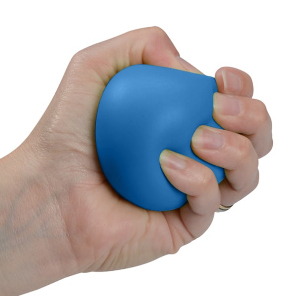 Bullet Round Stress Reliever 6,3 cm Blå Blue 6.3 cm