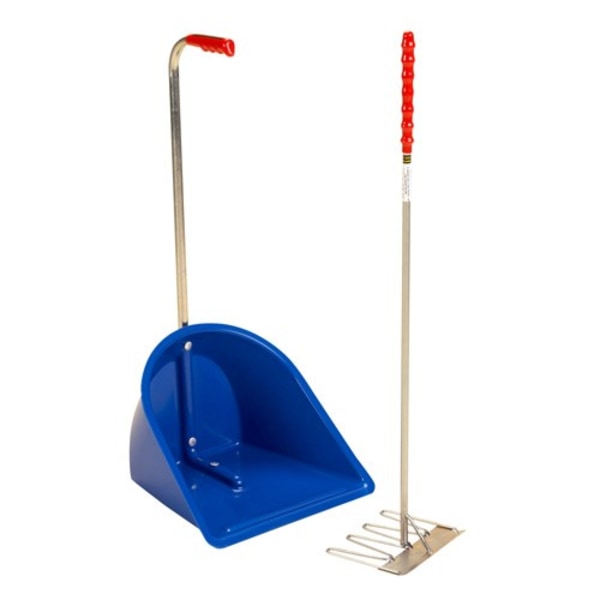 Stubbs Stable Mate Manure Collector High With Rake S4585 One Si Blue One Size