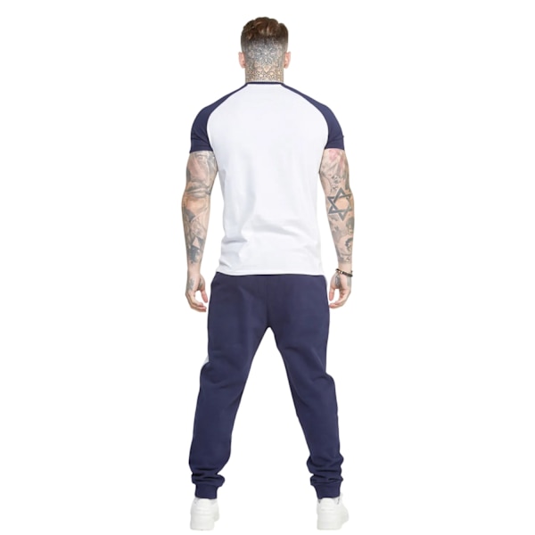 SikSilk Unisex Vuxen Kontrast Joggingbyxor XS Grå Grey XS