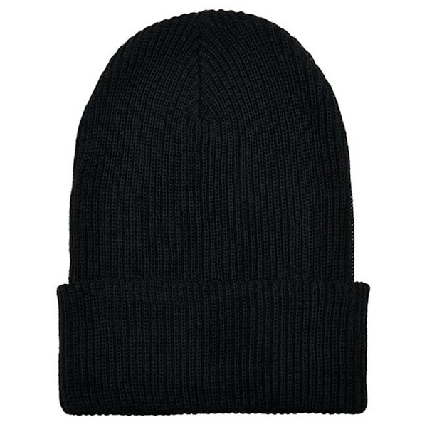Flexfit Unisex Vuxen Stickad Återvunnet Garn Mössa One Size Svart Black One Size