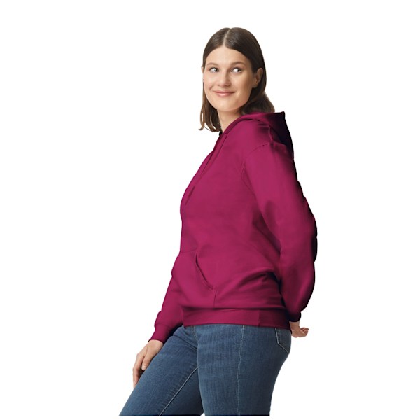 Gildan Unisex Adult Softstyle Fleece Midweight Hoodie M Maroon Maroon M