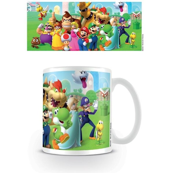 Super Mario Mushroom Kingdom Mug En Storlek Flerfärgad Multicoloured One Size