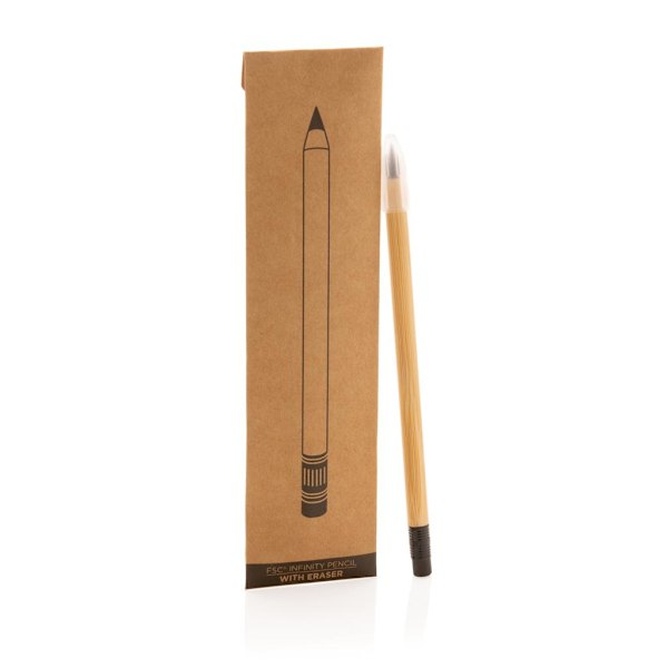 XD Collection Infinity Bambupenna med Sudd Ett Storlek Brun Brown One Size