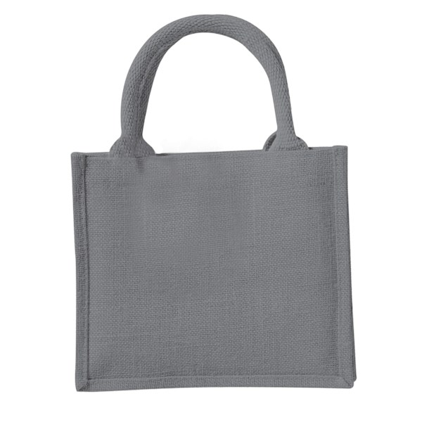 Westford Mill Mini Jute Presentpåse One Size Graphite Grey Graphite Grey One Size