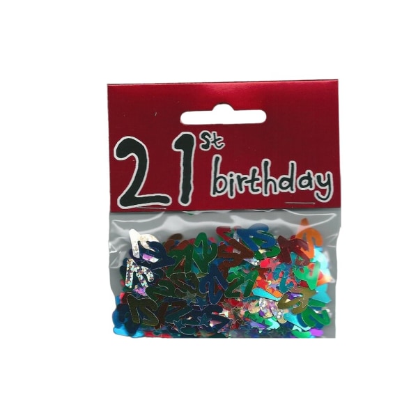 Stars 21:a födelsedag Confetti One Size Flerfärgad Multicoloured One Size