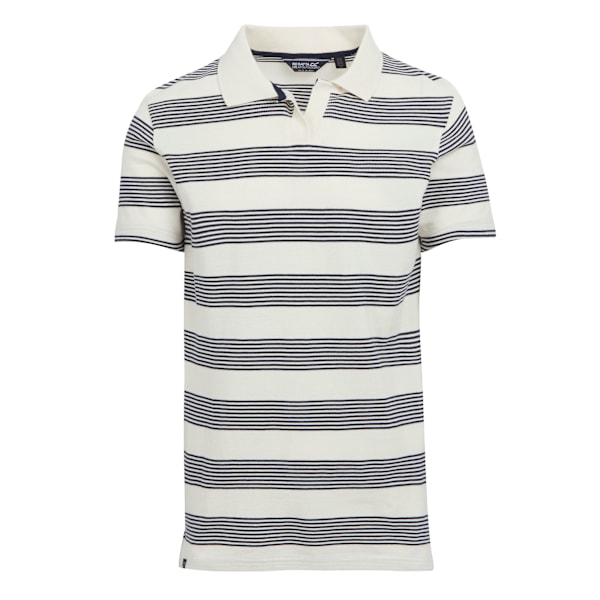 Regatta Herr Tempete Randig Polotröja S Antikvit/Marinblå Antique White/Navy S