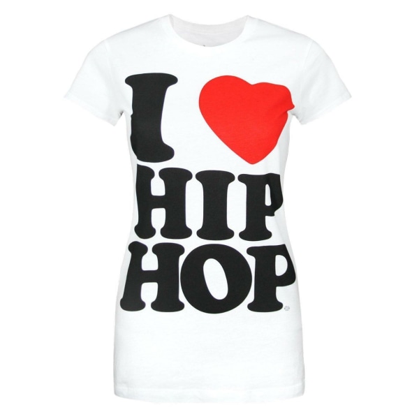 Goodie Two Sleeves Dam/Dam I Love Hip Hop T-shirt S Vit White/Black/Red S