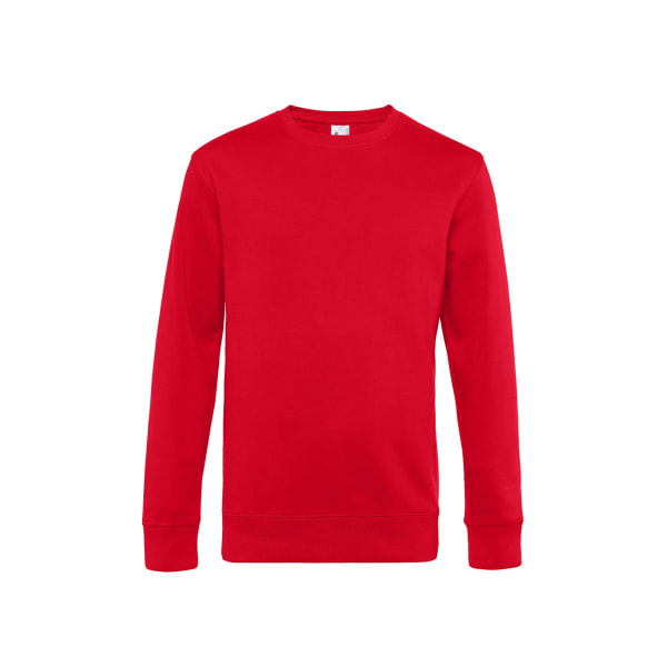 B&C Herr King Crew Neck Sweater XS Röd Red XS