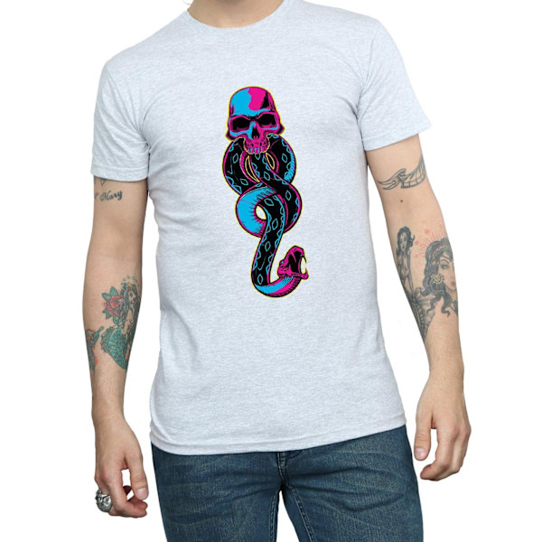 Harry Potter Neon Dark Mark T-shirt för män, M, Sports Grey Sports Grey M