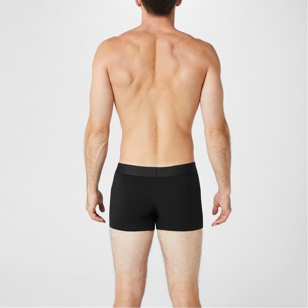 Firetrap Herr Logo Boxershorts (2-pack) L Svart/Grårandig Black/Grey Stripe L