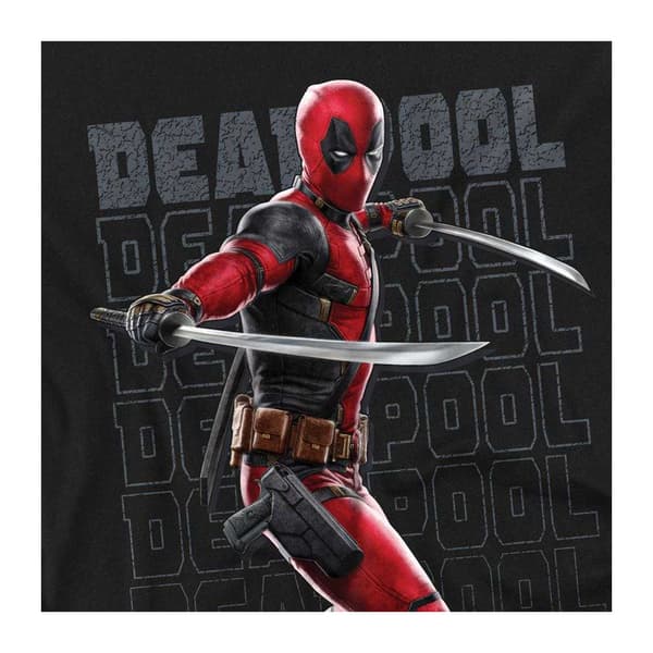 Deadpool & Wolverine Unisex Vuxen Wade Katana Långärmad T-shirt Black L