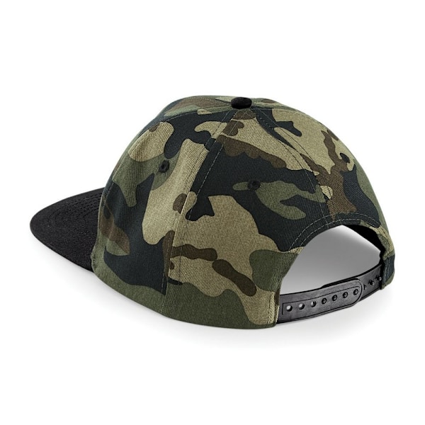 Beechfield Camouflage Retro Snapback Cap (2-pack) One Size J Jungle Camo/ Black One Size