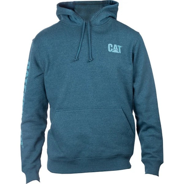 Caterpillar Mens Trademark Banner Hoodie M Mallard Blue Mallard Blue M