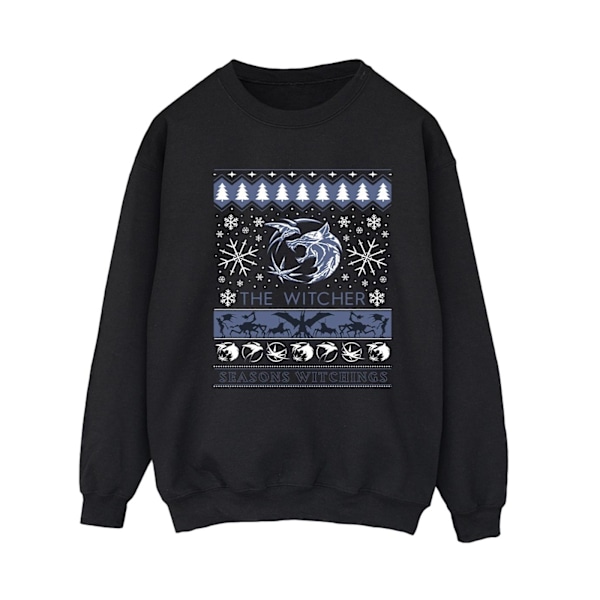 Netflix Dam/Damer The Witcher Seasons Witchings Sweatshirt Black M