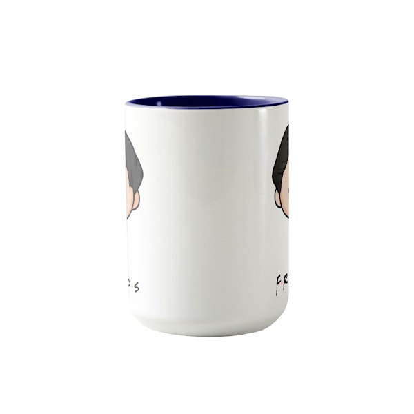 Friends Chibi Joey Mugg En Storlek Vit/Blå/Marinblå White/Blue/Navy One Size