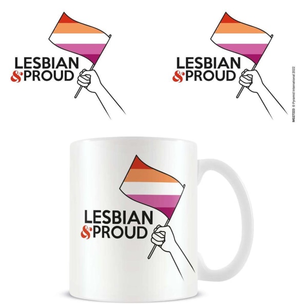 Pyramid International Lesbisk Mugg One Size Svart/Vit/Rosa Black/White/Pink One Size