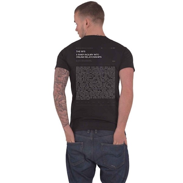 The 1975 Unisex Adult A Brief Inquiry Bomull T-shirt M Svart Black M