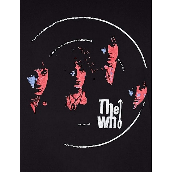 The Who Unisex Adult Soundwaves Bomull T-shirt M Svart Black M