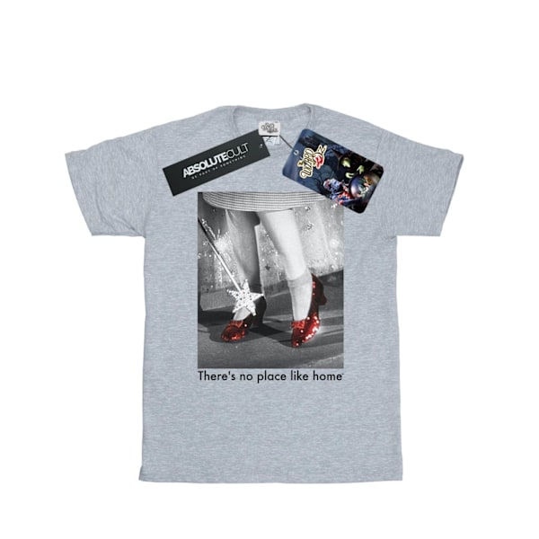 Trollkarlen från Oz Flickor Rubin Tofflor Foto Bomull T-Shirt 9-11 Sports Grey 9-11 Years