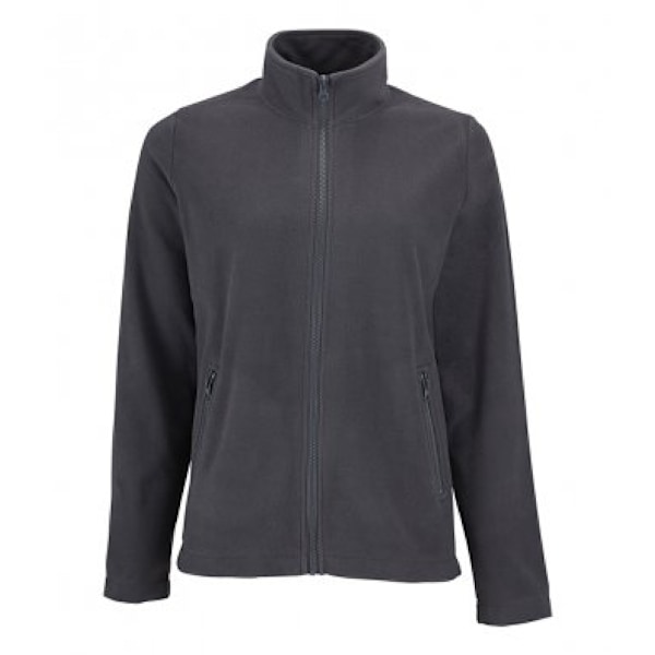 SOLS Dam/Kvinnor Norman Fleece Jacka M Charcoal Charcoal M